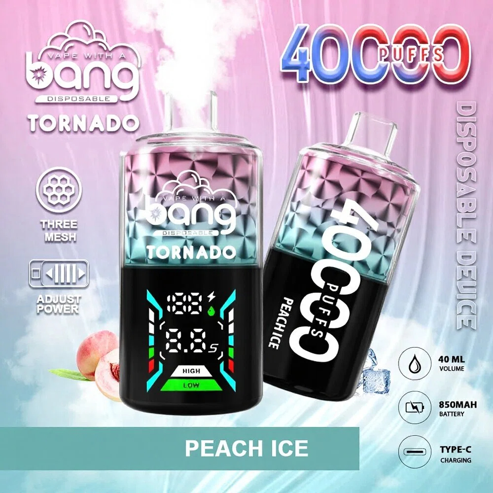 10003 Bang Tornado 40000 Puffs一次性霧化棒