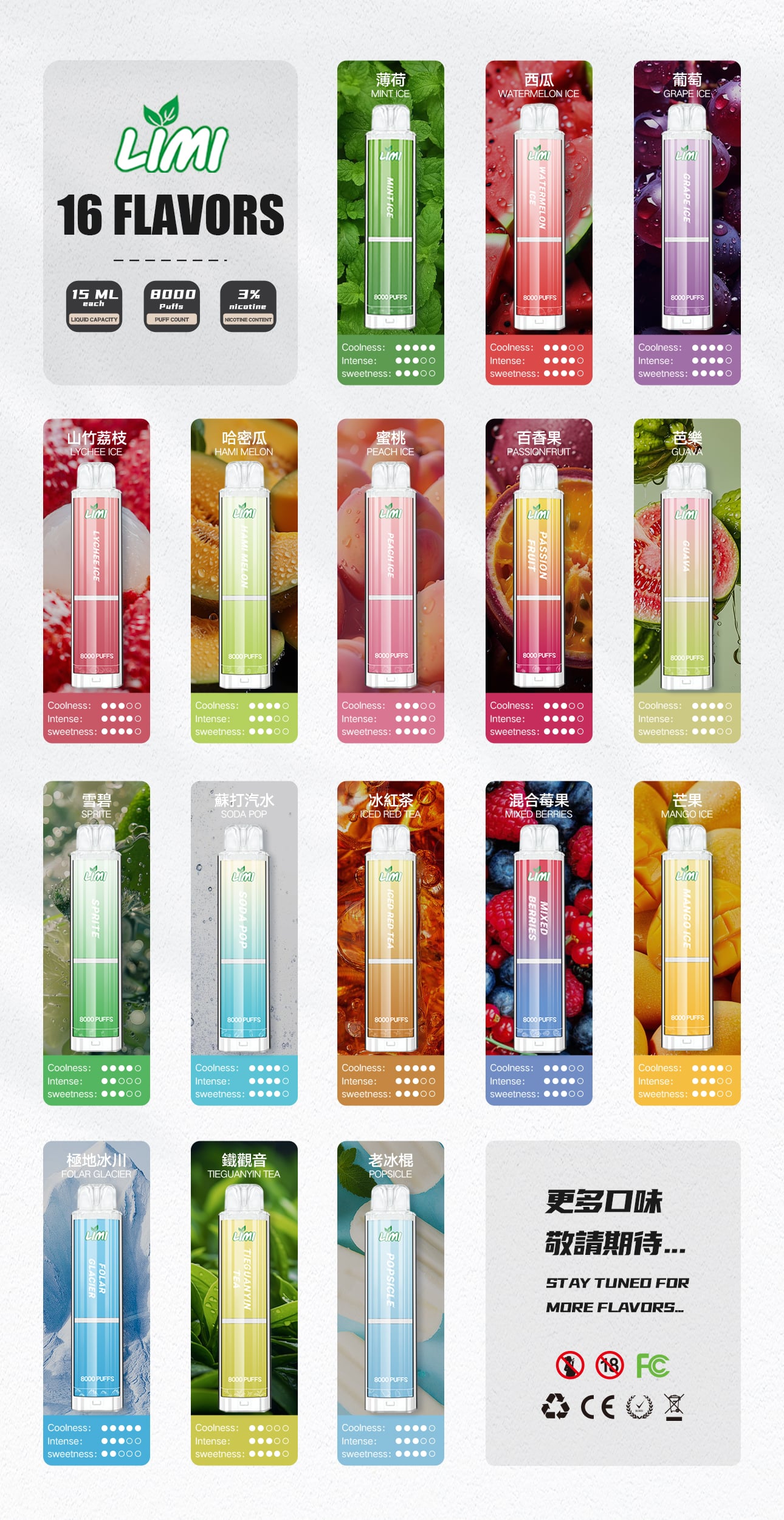 微信图片_20241030132519.jpg LIMI 8000口發光大容量拋棄式一次性電子煙(可充電)🔥台灣現貨🔥:圖片 1